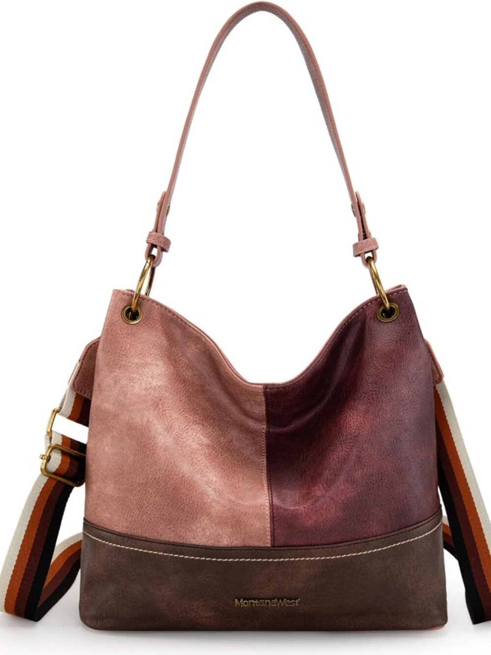 Hobo Bag for Ladies Shoulder Handbags with Back Pocket | Purses
